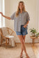Oversized Short Sleeve Button Down Shirt