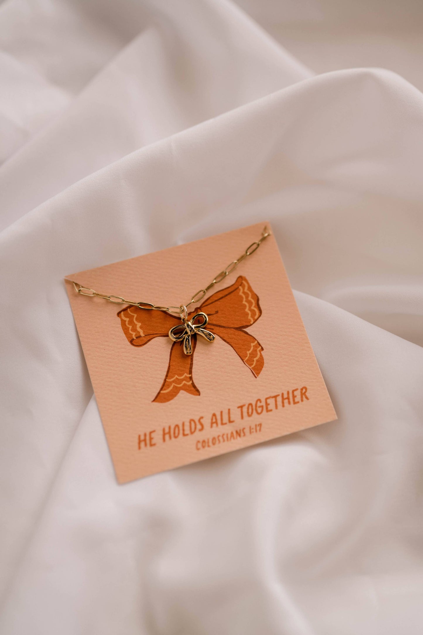 He Holds All Together |Christian Necklace