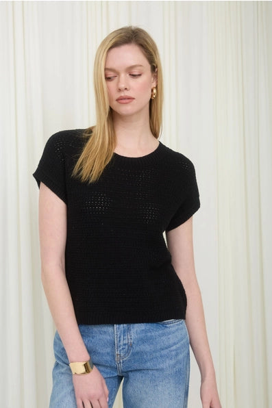 Sheer Knit Crewneck