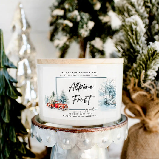 Alpine Frost 12 oz 3 Wick Candle