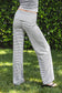 Stretch Fold Over Wide Leg Pants