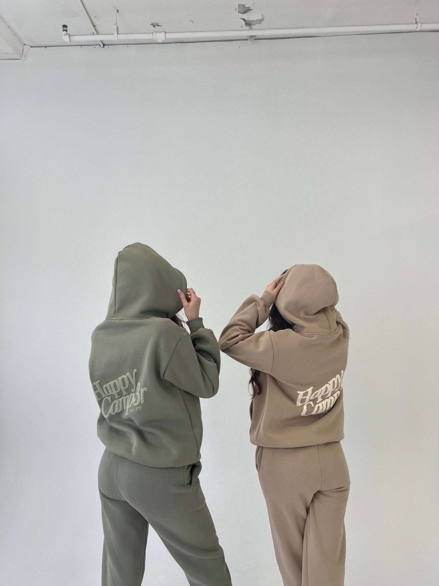 Happy Camp3r Puff Series Hoodie - Sand