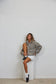 The Miley Sherpa Striped Half Zip Pullover