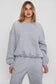 Fleece Crew Neck Lounge Pullover Sweatshirt