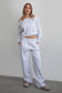 Fleece Wide Leg Sweatpants Stretch Waist & Pocket