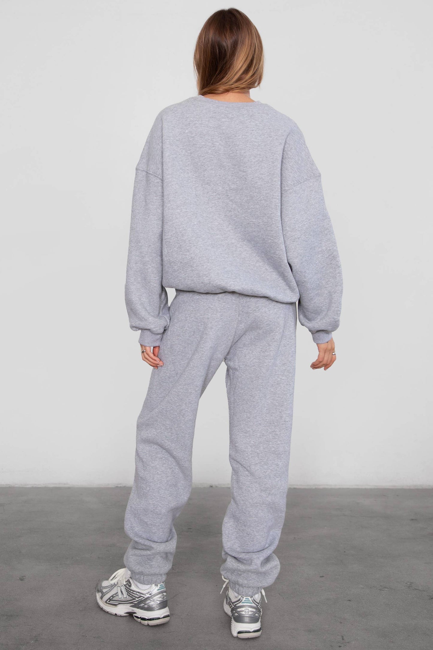 Fleece Lounge High Waist Sweatpants With Pockets