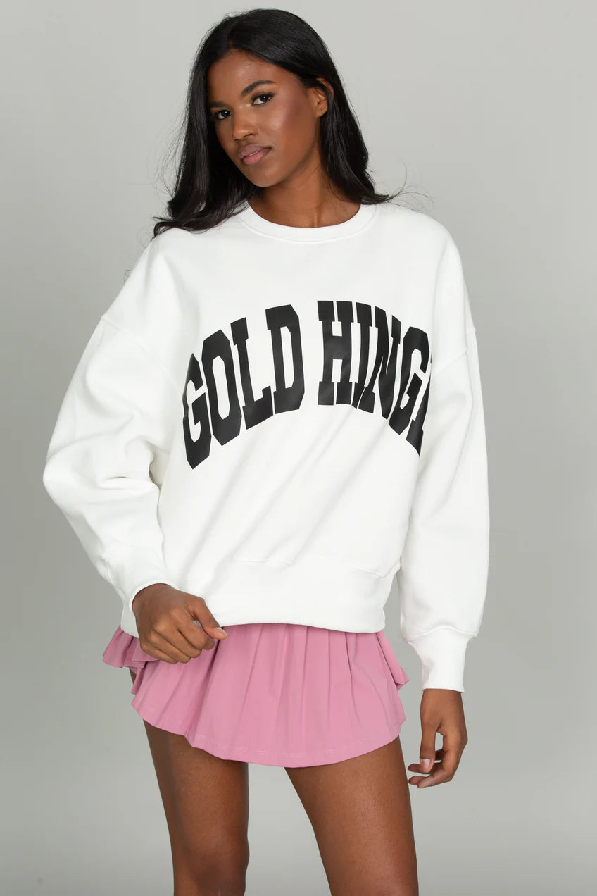 Gold Hinge Wide Arm Sweatshirt