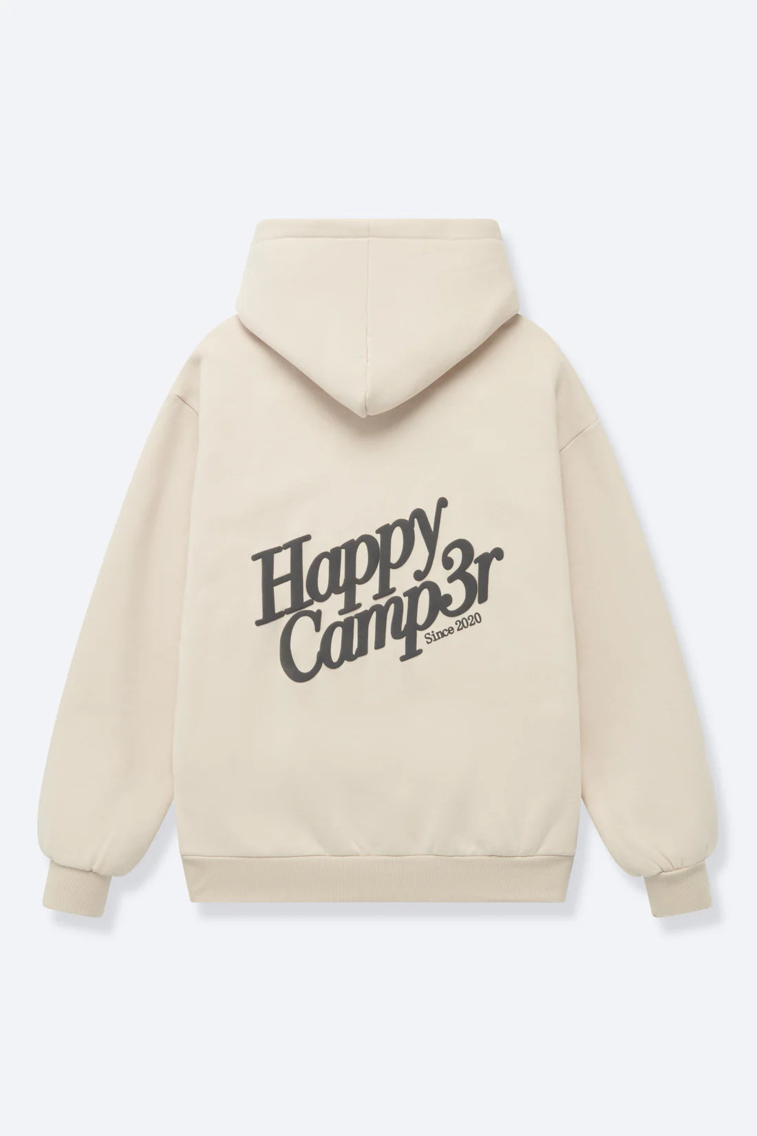 Happy Camp3r Puff Series Beige Sweatshirt