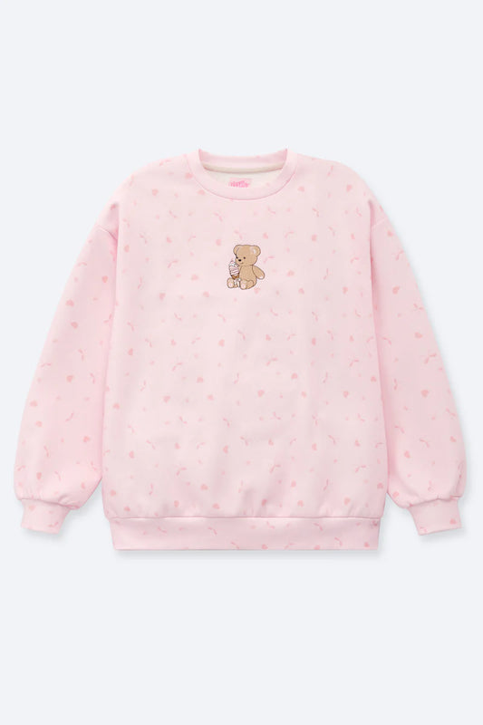 SUGAR PETALS CREWNECK SWEATSHIRT