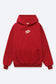 Pomegranate Red Puff Series Hoodie