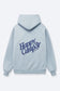 Snowflake Blue Puff Series Hoodie
