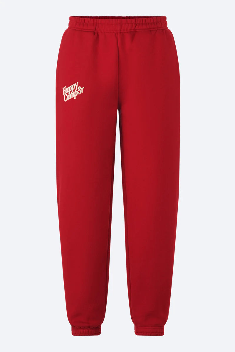Puff Series Sweatpants - Pomegranate Red