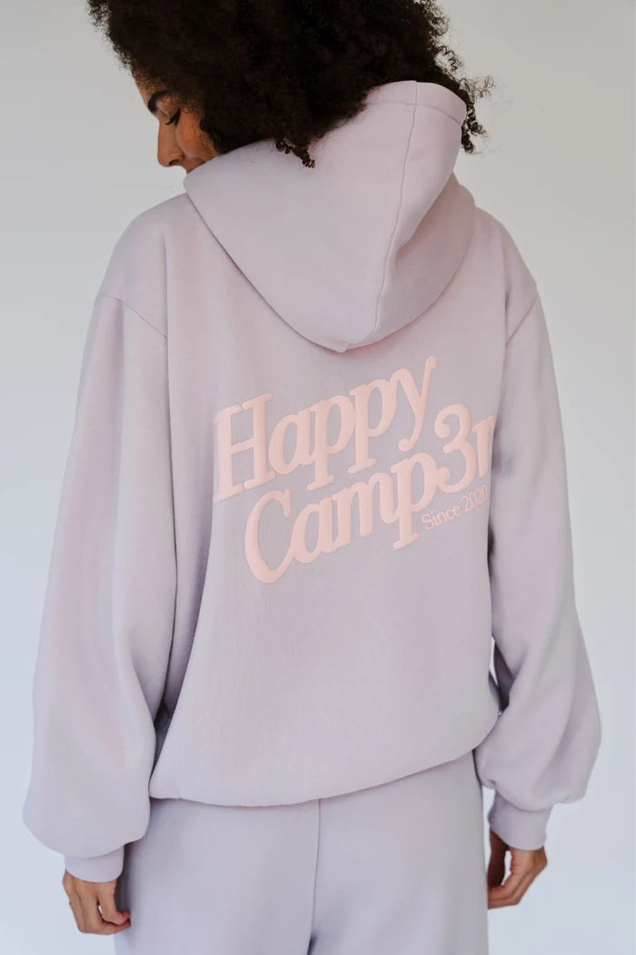 Happy Camp3r Lilac Puff Hoodie