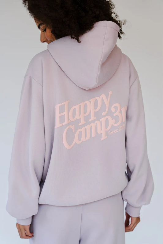 Happy Camp3r Lilac Puff Hoodie