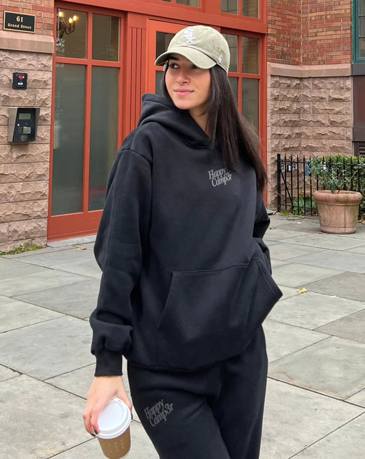 Puff Series Hoodie-Black