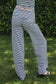 Stretch Fold Over Wide Leg Pants