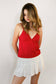 Lace Trim Cami Top