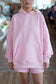 Light Pink Polka Dot Hoodie