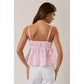 Pink Gingham Tank Top
