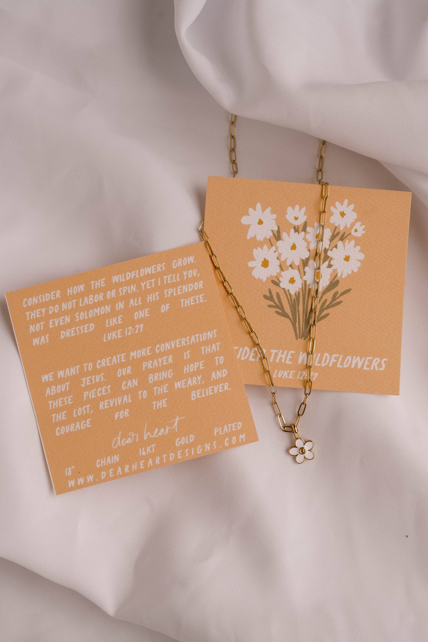 Consider The Wildflowers |Christian Necklace
