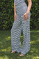 Stretch Fold Over Wide Leg Pants