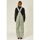 Olive Denim Overalls