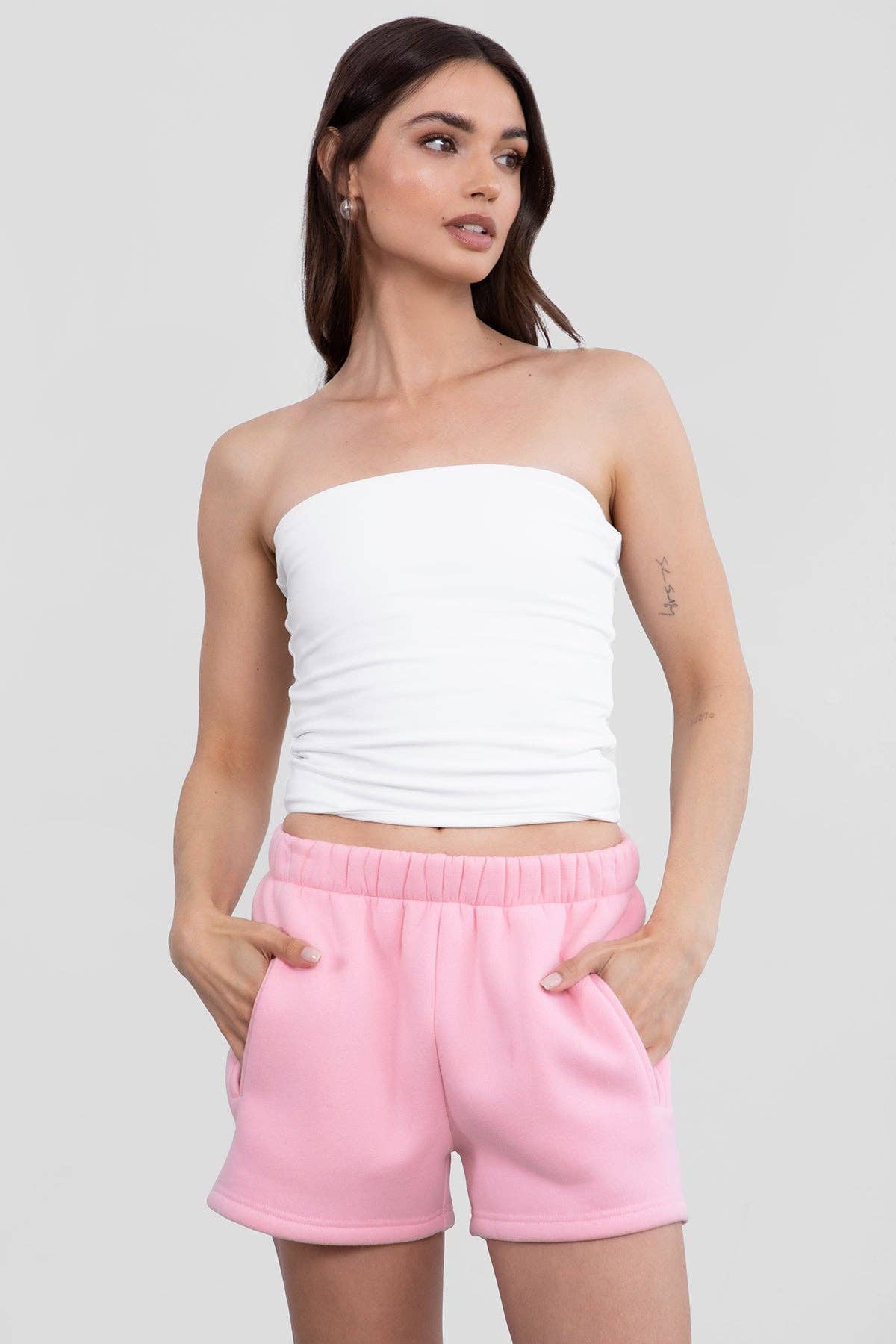 Fleece Lounge High Waist Shorts