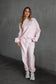 Fleece Lounge High Waist Sweatpants With Pockets