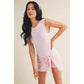 Sleeveless Wrap Tie Front Dress
