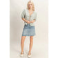 Gingham Tie Top