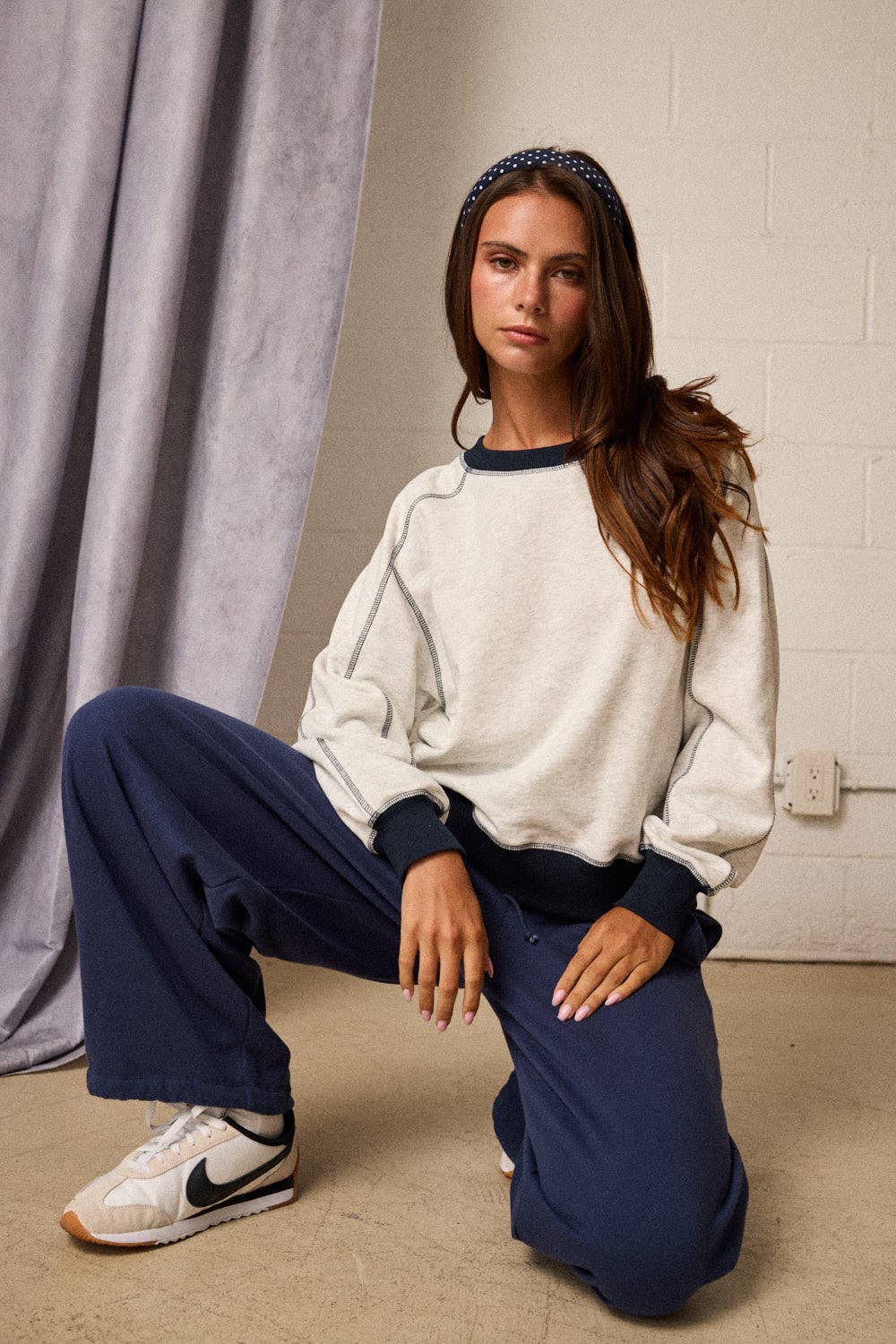 Contrast Stitch Sweatshirt