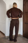 Fleece Wide Leg Sweatpants Stretch Waist & Pocket