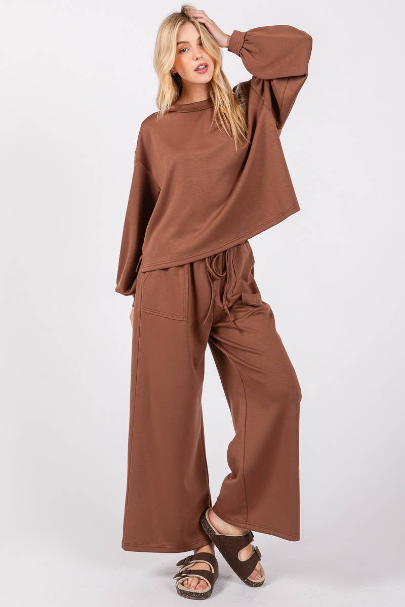 SCUBA TOP AND PANT SETS