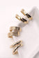Trio of Gold Hoop Earrings