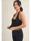 Scoop Neck Halter Top