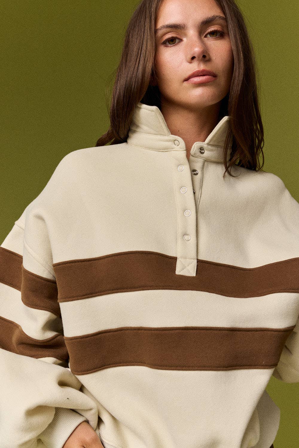 The Lottie Stripe Rugby Pullover
