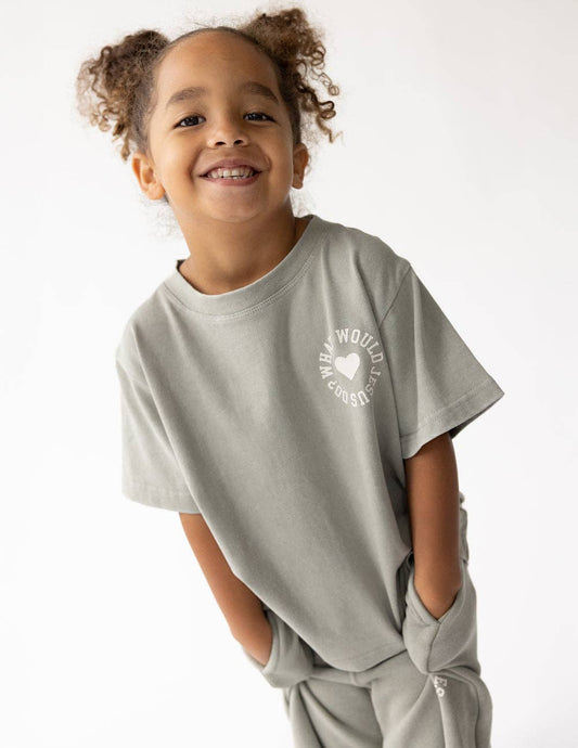 WWJD Kids Varsity Tee