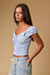 Smocked Sweetheart Puff Sleeve Top