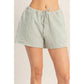 Gingham Drawstring Shorts