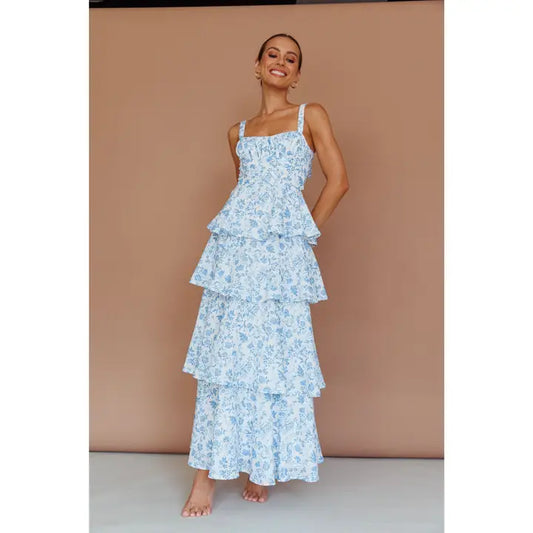 Floral Tiered Maxi Dress