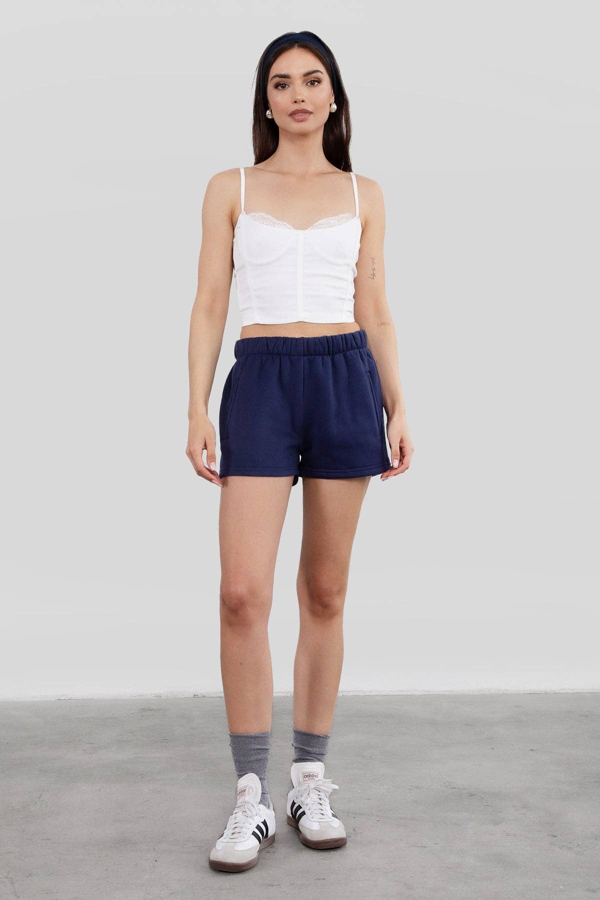Fleece Lounge High Waist Shorts