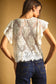 Lace Scalloped Top