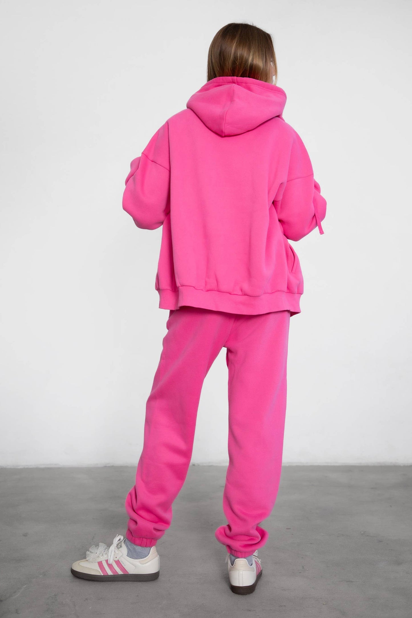 Fleece Lounge High Waist Sweatpants With Pockets