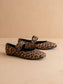 The Soho Leopard Ballet Fall Flat with Buckle