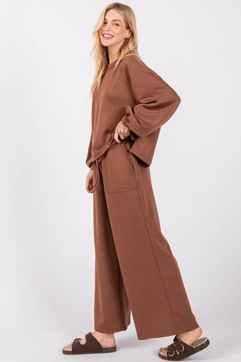 SCUBA TOP AND PANT SETS