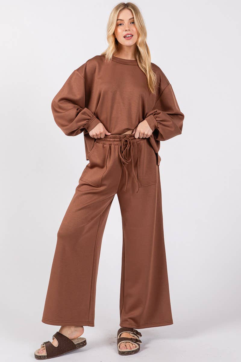 SCUBA TOP AND PANT SETS
