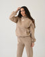 The Kate Puff Series Sweatpants - Sand