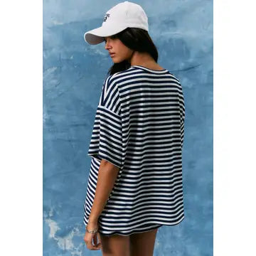 Striped Skort and Shirt Set