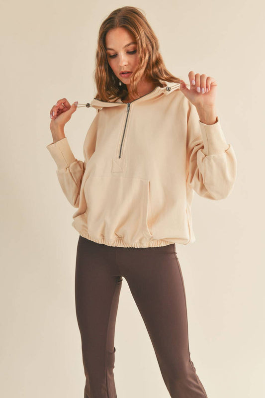 The Kaylee Cream Essential Pullover