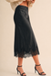Satin Skirt with Lace Detail